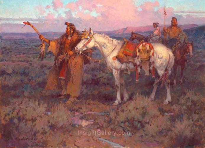 The Medicine Pony ~ Signed & Numbered Giclee by Roy Andersen (1930-2019)